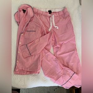 J Crew Pink Pajamas Size M